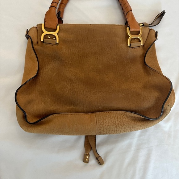 Chloe Marcie Medium Suede Handbag - Picture 5 of 11